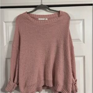 Altar'd State Blush Pink Crew Neck Sweater
